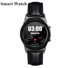 Vollständige Kreisförmigen Bluetooth Smart uhr Telefon Heart Rate Sport Smartwatch Hebräisch Wasserdichte Intelligente Armbanduhr IPS Andriod Für IPhone