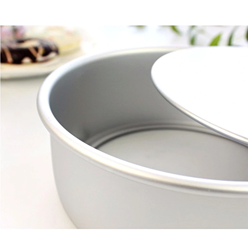 Анодированный алюминиевый круглый чизкейк Кастрюля со съемным дном для выпечки круглая форма для кекса Выпечка кондитерских изделий Инструменты