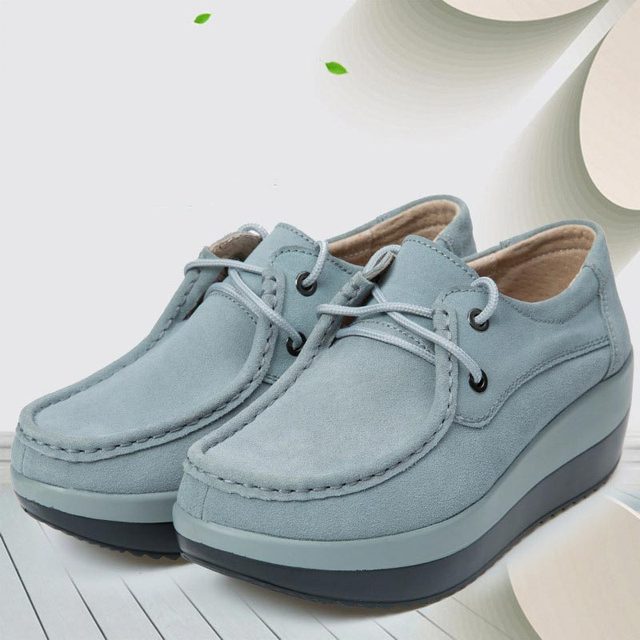 shoes 2022 new spring fashion lace- up genuine leather shoes women sneakers platform shoes woman casual ladies shoes