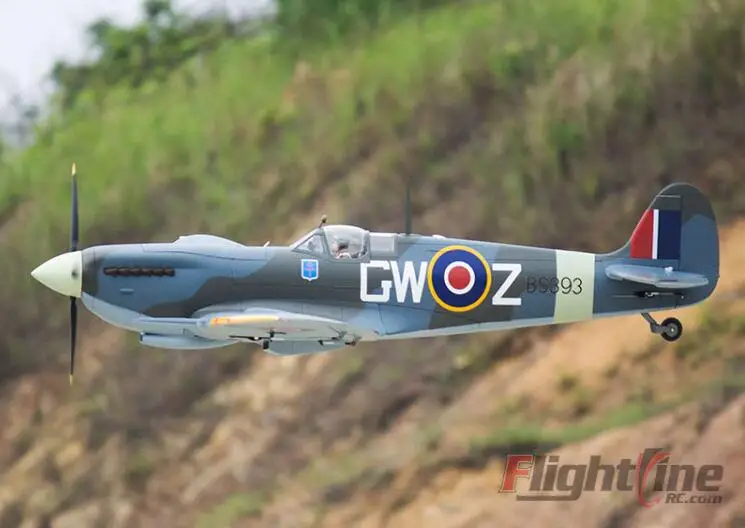 Свободная линия полета RC самолет 1600 мм Spitfire 1,6 м модель самолета PNP и PNP Без ESC