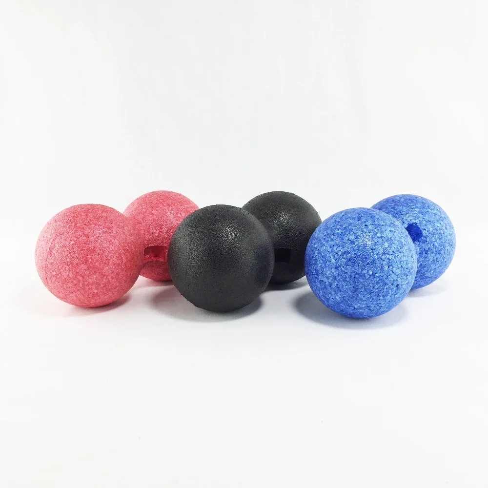 EPP Massage Ball Peanut Double Lacrosse Ball For Trigger Point Therapy Knots Yoga Self Massage Training