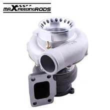 GT35 GT3582 T3 Turbo A/R .63 Turbine A/R .70 400-600HP Anti-Surge Turbocharger Compressor Water Oil for R32 R33 R34 RB25 RB30