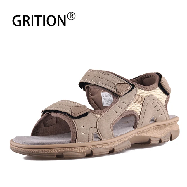 US $23.20 GRITION Women Sandals Flat Casual Summer Ladies Open Toe Beach Walking Shoes Outdoor Sport Comfort 