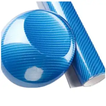 

Carbon Film 5D 152x20 cm Adhesive Sticker Sheet Car Wrapping Auto Moto Black/red/silver/blue