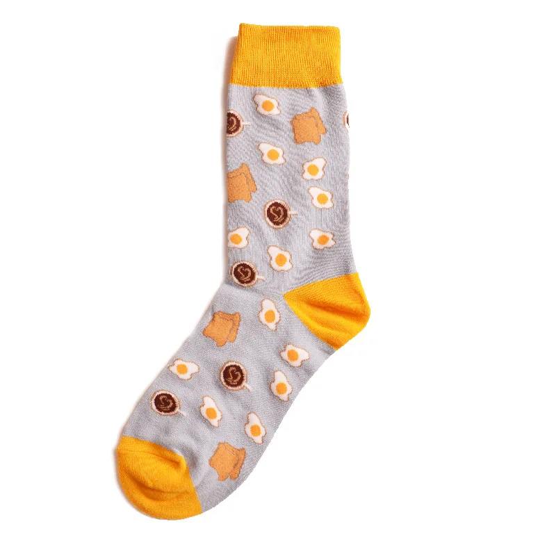 Happy Socks десертная еда серия женские носки хлопок скейтборд хип хоп Уличная команда Harajuku Искусство Мода короткие носки с принтом