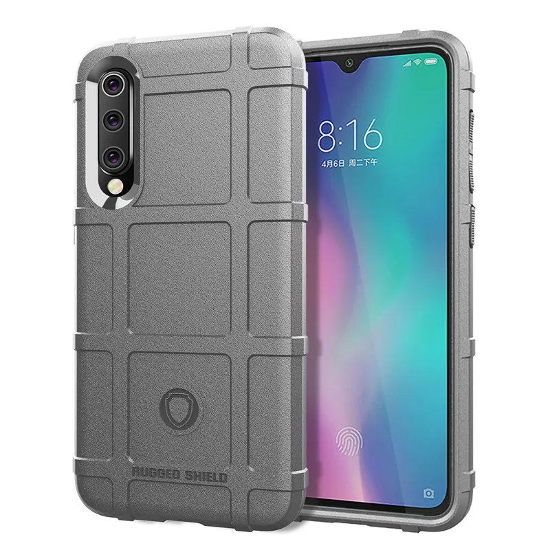 Прочный защитный чехол Гибридный матовый противоударный для Xiaomi Mi Pocophone F1 Note 5 Pro A2