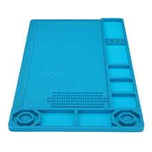 380x210x9 мм термостойкий паяльный коврик BGA изоляция паяльной станции силиконовый коврик для обслуживания платформы