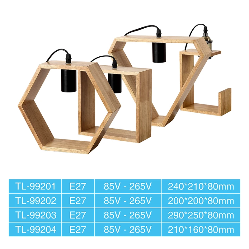 Украшение современное искусство настольная лампа E27 держатель массивная деревянная настольная лампа для украшения природы стиль ЕС вилка AC85-265V настольная ночник