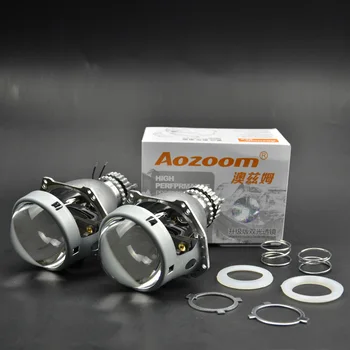 

Aozoom New Arrival Nondestructive Metal 3.0 '' H4 HID Bi Xenon Lens Projector For D2S or D2H Bulb