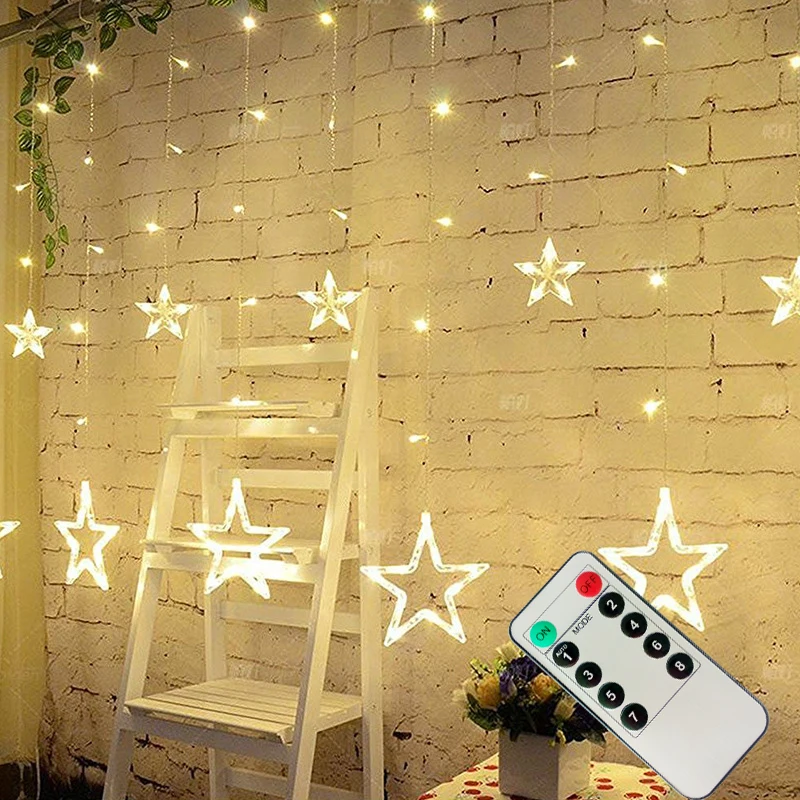 

LAIMAIK LED String Light for Home Outdoor Holiday Christmas Decorative Wedding String Fairy Curtain Garlands Strip Party Lights
