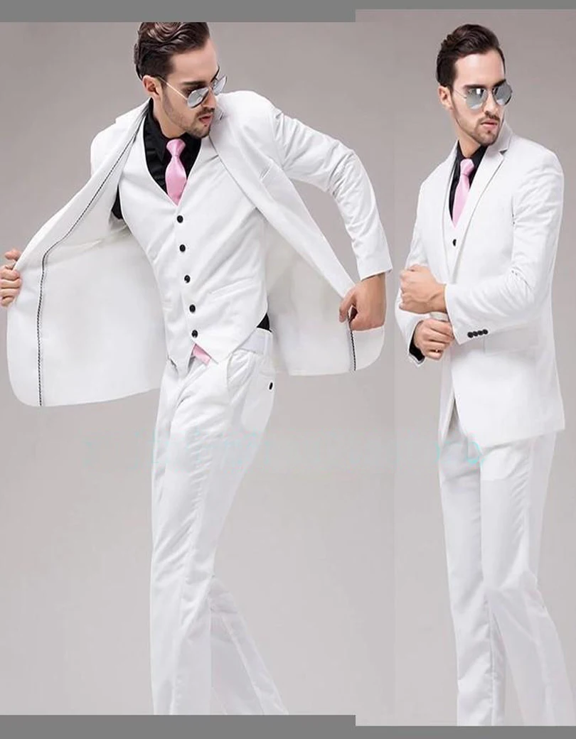 2017 best продажи Для мужчин костюмы на заказ смокинг, брендовый и модный Bridegroon Бизнес свадебное платье костюмы для торжественных случаев (Курт...