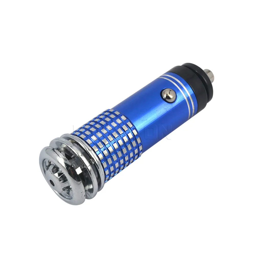 Воздушный фильтр для автомобиля Мини Авто Свежий воздух анион ионный очиститель воздуха озоновый ионизатор аксессуары для интерьера DC12V - Цвет: Blue