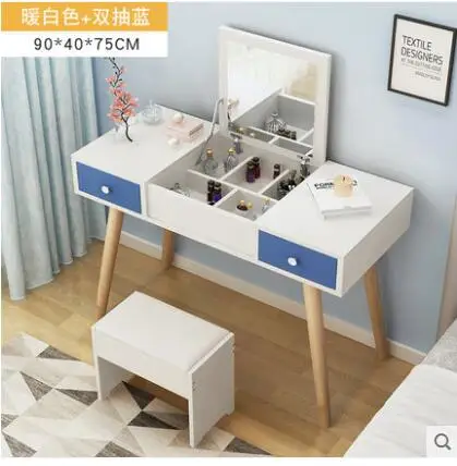 

Dressing table bedroom net red dressing table ins wind simple modern storage cabinet one Nordic dressing table small apartment