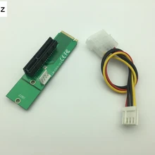 Riser-Card-Adapter Pcie Multiplier Bitcoin-Miner Mining Pci-E-4x1x-Slot NGFF NEW M2 To