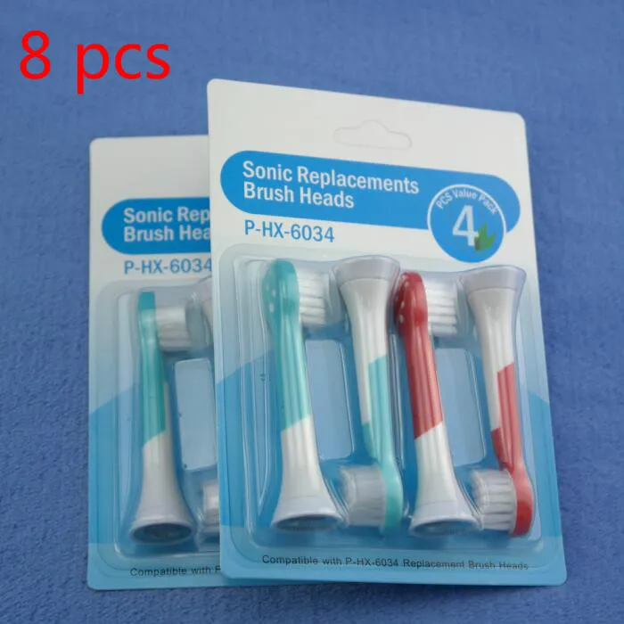 

8 pcs Black Best Electric Sonic Replacement Tooth Brush For Philips Sonicare Diamondclean Toothbrush Heads Soft Bristles HX6064