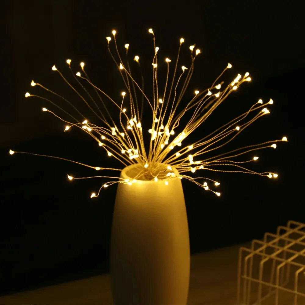 

Battery Box Fireworks Light Copper Wire String Explosion Lamp Outdoor Courtyard Decorative Lights, led holiday lighting as gift