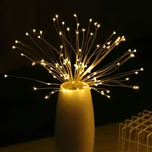 Батарея коробка фейерверк свет медная проволочная струна Взрывная лампа наружные украшения для двора огни, праздничные светодиодные лампы в подарок