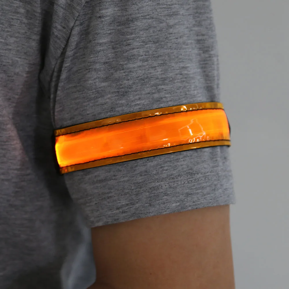 Flash Deal Riding Bike Bicycle Light Glowing Band Portable Wristband Outdoor Sports Night Running Light Safety Jogging Led Arm Leg Warning 14