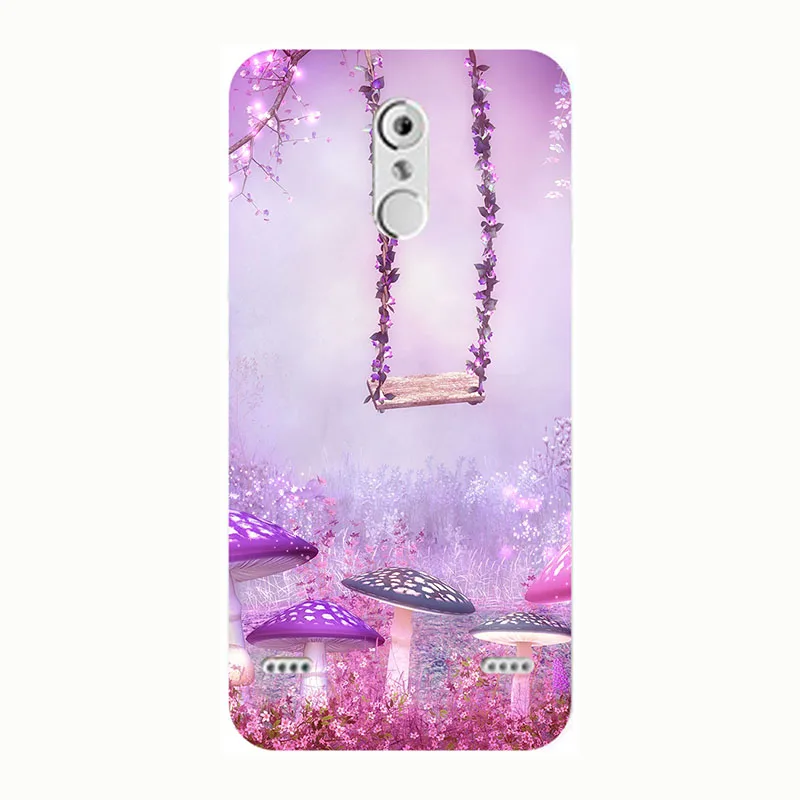 Окрашенный Мягкий силиконовый чехол ТПУ для zte Blade X3/D2/T620/A452 задняя крышка X5 D3 Q806T