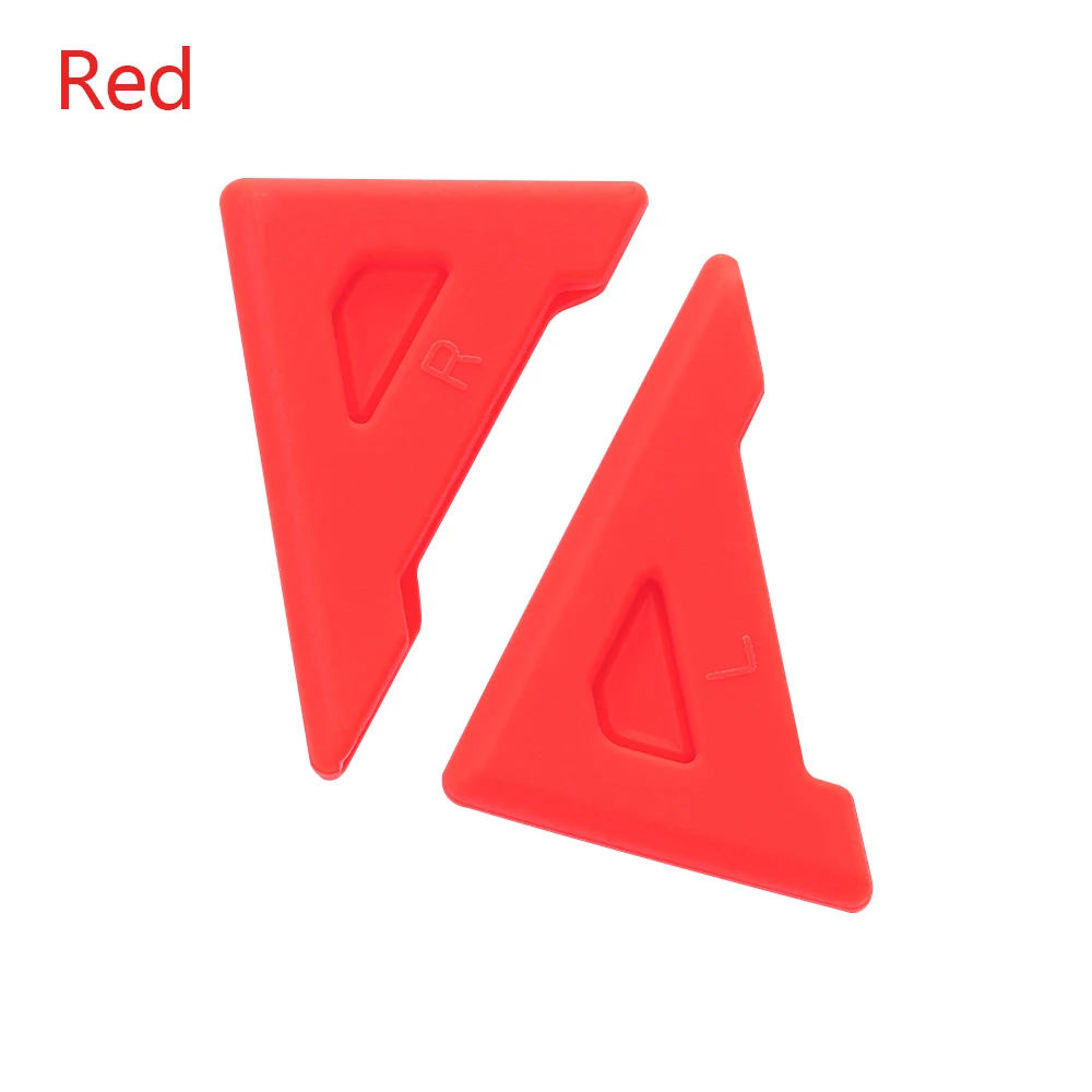 2 шт. силиконовая угловая Крышка для двери автомобиля бампер Защита от царапин автомобильный Стайлинг Защита от Краш - Цвет: Red