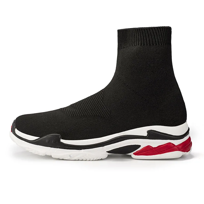 

sock sneaker women men's sneakers 2018 running workout shoes grid Breathable mesh in summer jogging shoes