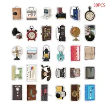 Открытка с надписью влюбленных в коробке "Ретро Винтаж" 30 комплектов, Классическая Ретро Маленькая доска, окрашенная Ретро Карта памяти