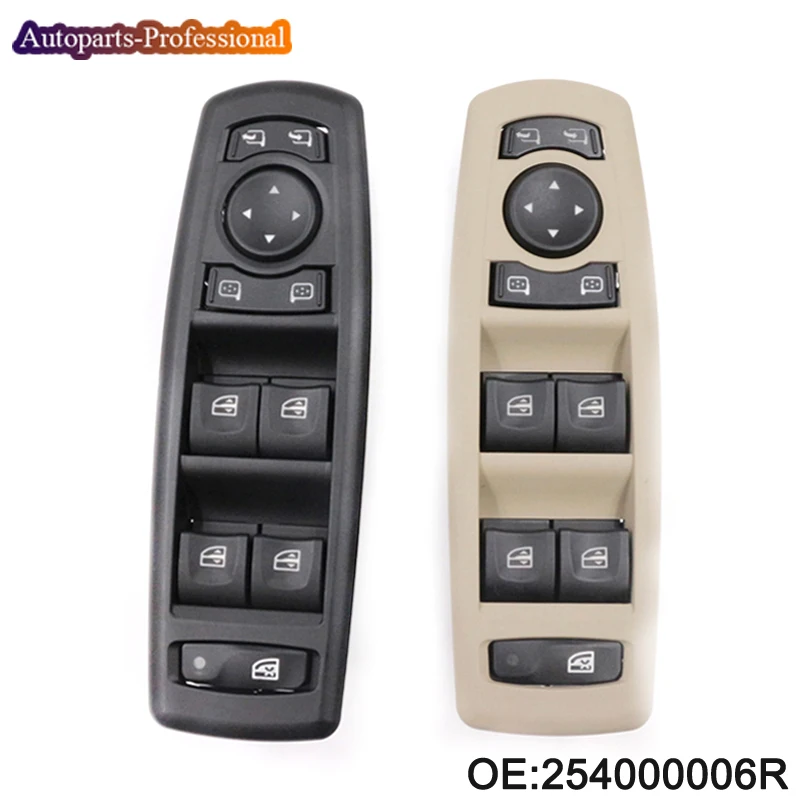 

2 Colors New 254000006R Car Styling Auto Multi-Functional Window Switch For Renault Fluence LZ 1.5 DCI 2010 7700817337 8096100