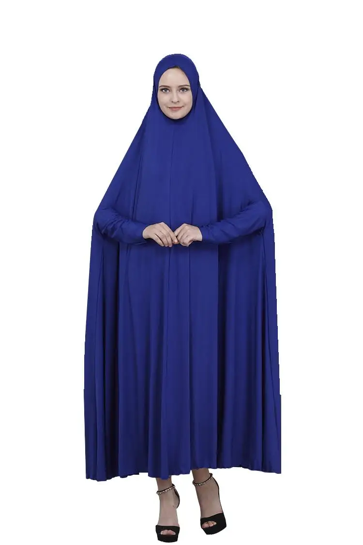 

Muslim Women Overhead Prayer Garment Eid Ramadan Modest Dress Islamic Clothing One Piece Abayas Saudi Arabic Robe Abaya Kaftan