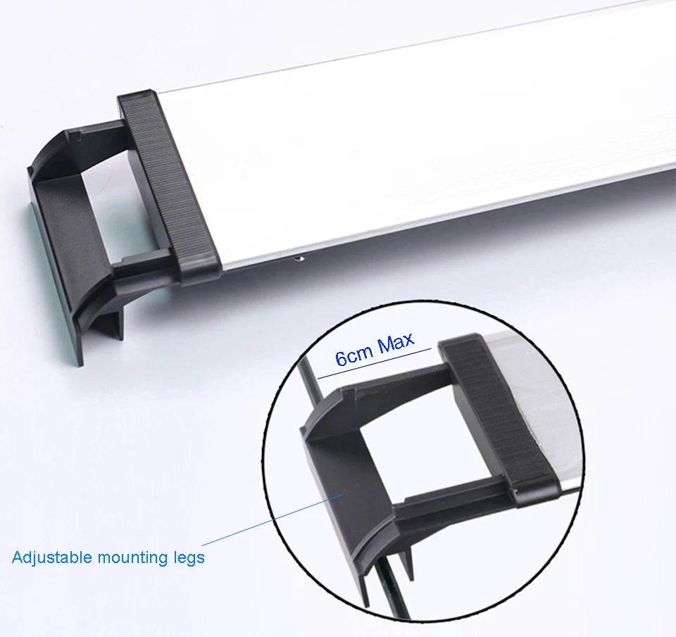 20-40 см RGB SMD 5050 аквариумный светодиодный фонарь ing раздвижная подставка зажим на морской Светодиодный светильник для аквариума лампа для аквариумный светодиодный фонарь