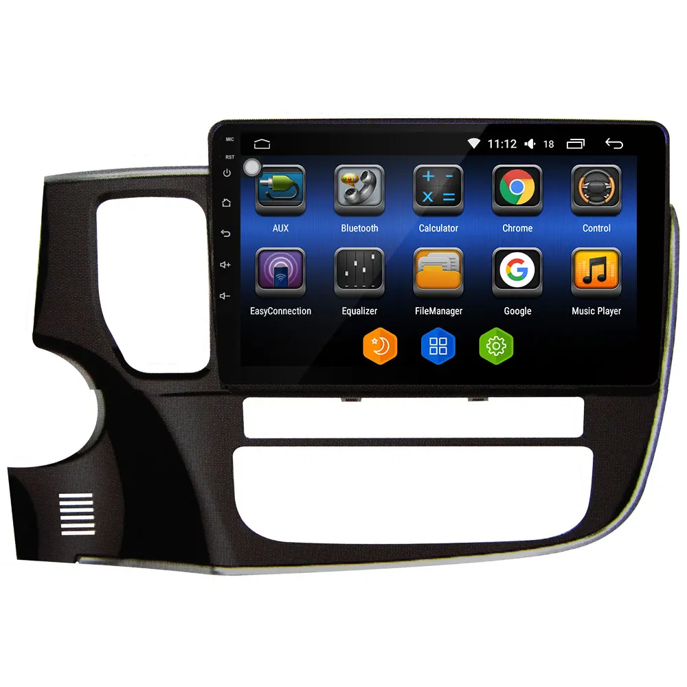 Sale 10.1" IPS 4G DSP Carplay Android 8 Octa Core 4GB RAM 64GB BT Car DVD Multimedia Player Stereo For Mitsubishi Outlander 2013-2017 1