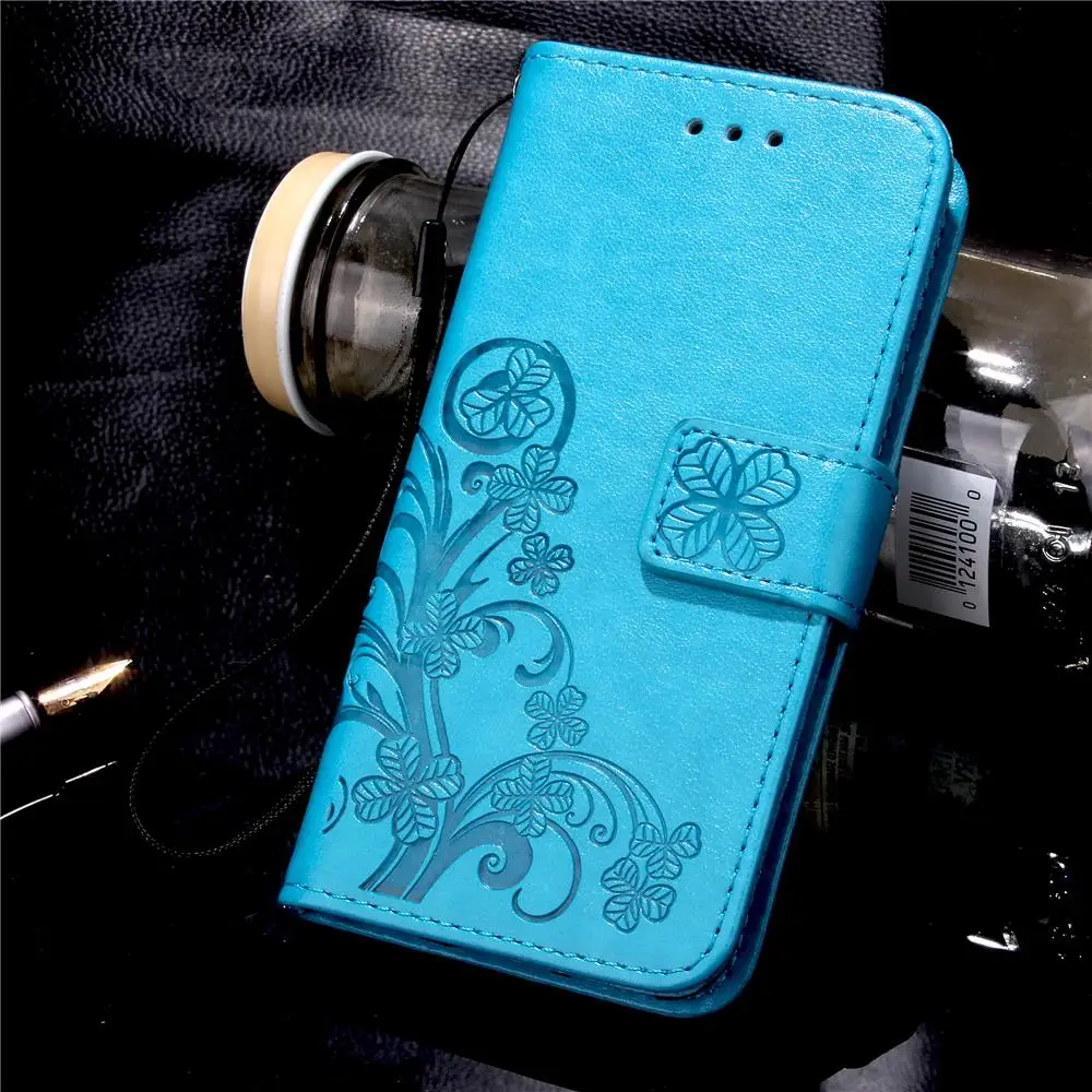 Ретро винтажный кожаный чехол для Nokia Lumia 530 532 640 N530 N532 N640 кошелек чехол для мобильного телефона чехол - Цвет: Blue