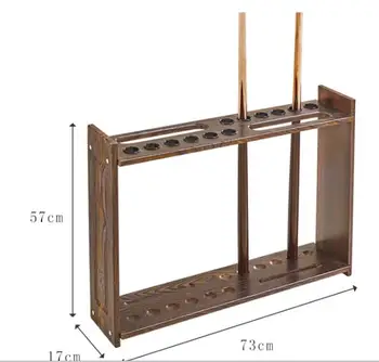 

12 Holes High-Grade Vertical Pool Cue Rack Wood Billiard Cue Rack