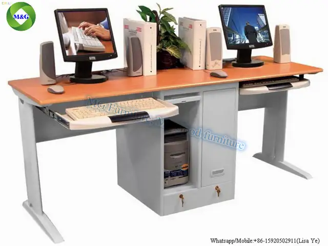 Internet Magazin Customized Computer Desk For 2 Computers