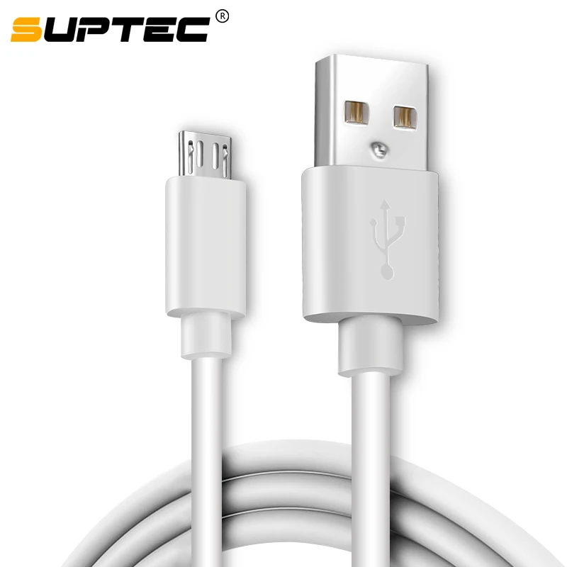 Кабель Micro USB SUPTEC, шнур для быстрой зарядки и передачи данных, зарядное устройство для мобильного телефона на Android, для samsung S8, A50, Redmi, Note7, USBC, type C