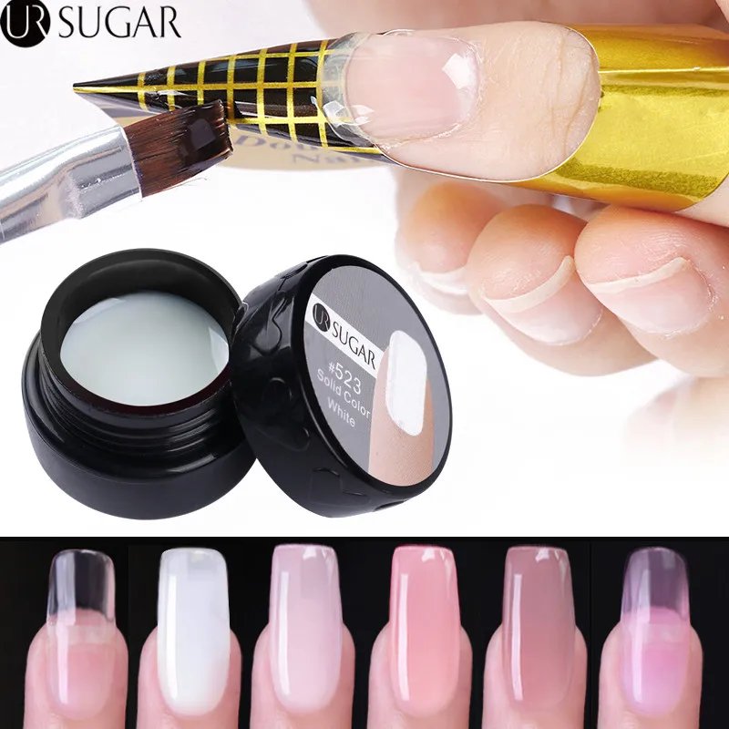 

UR SUGAR 7ml Poly Extension Gel UV Builder Nail Gel Polish Building Extension UV Gel Varnish Soak Off UV LED Nail Gel Lacuqer