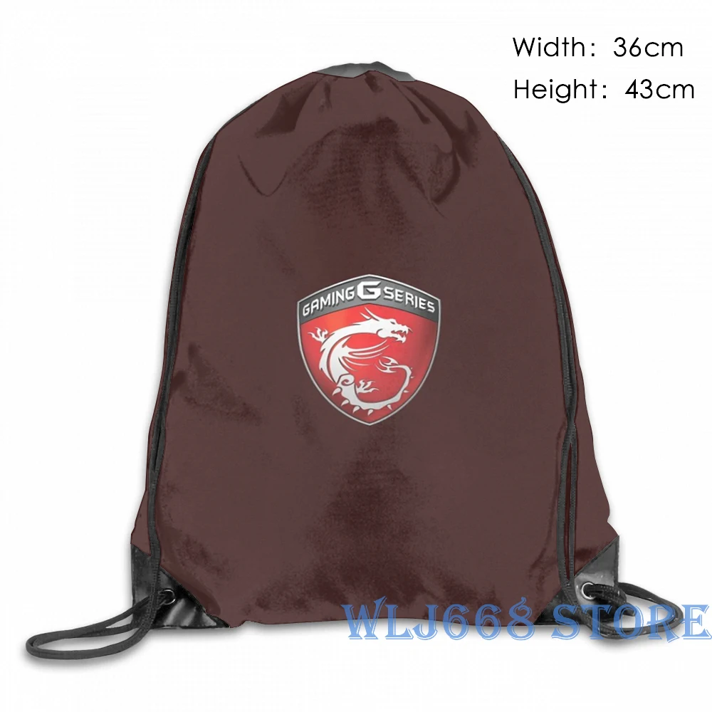 Забавные сумки на плечо с графическим принтом для женщин MSI Gaming Logo, рюкзак на одно плечо для путешествий, мужская спортивная сумка - Цвет: One Size
