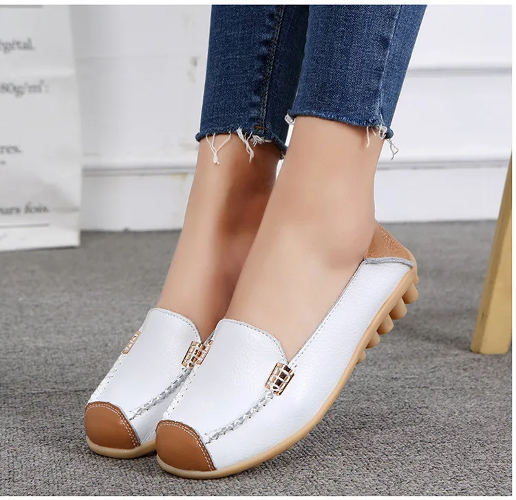 AH 3592 New Spring Autumn Genuine Women Flats Shoes - 17