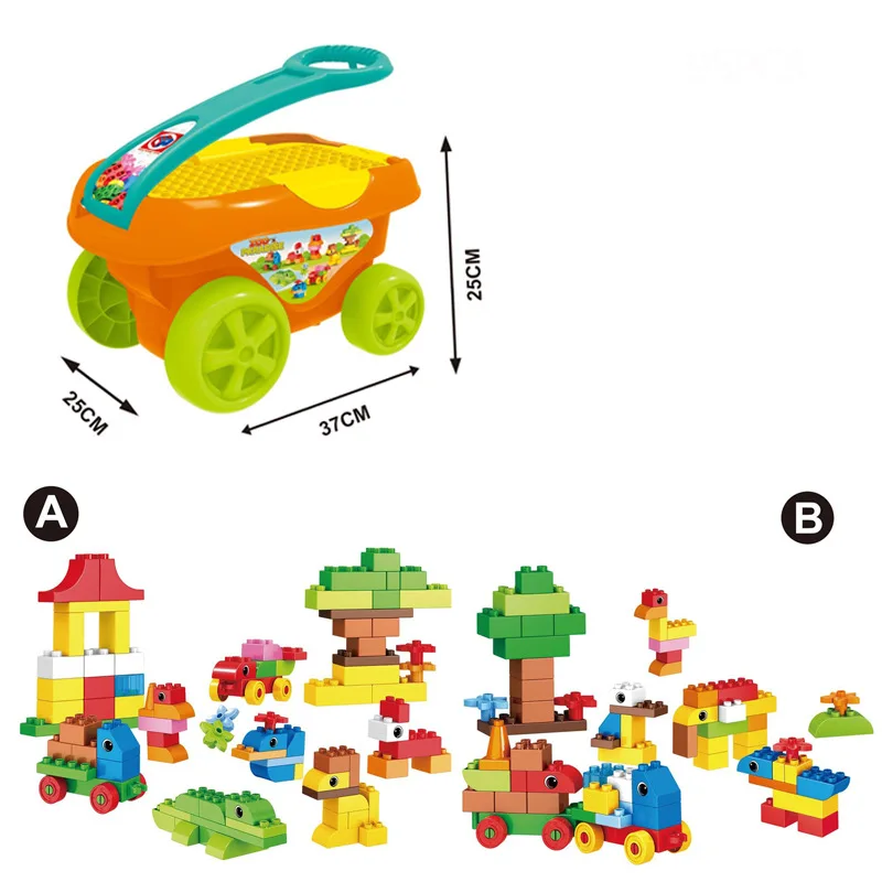 branded box of toy bricks