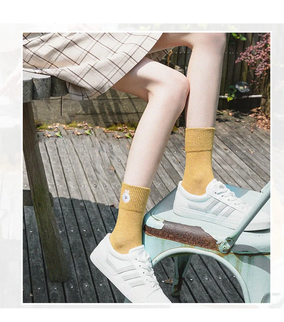 Hot Fashion Cartoon Cute Short Socks Women Harajuku Comfortable Lovely Girl Cotton Sock Comfortable Lovely In Spring Summer (7)