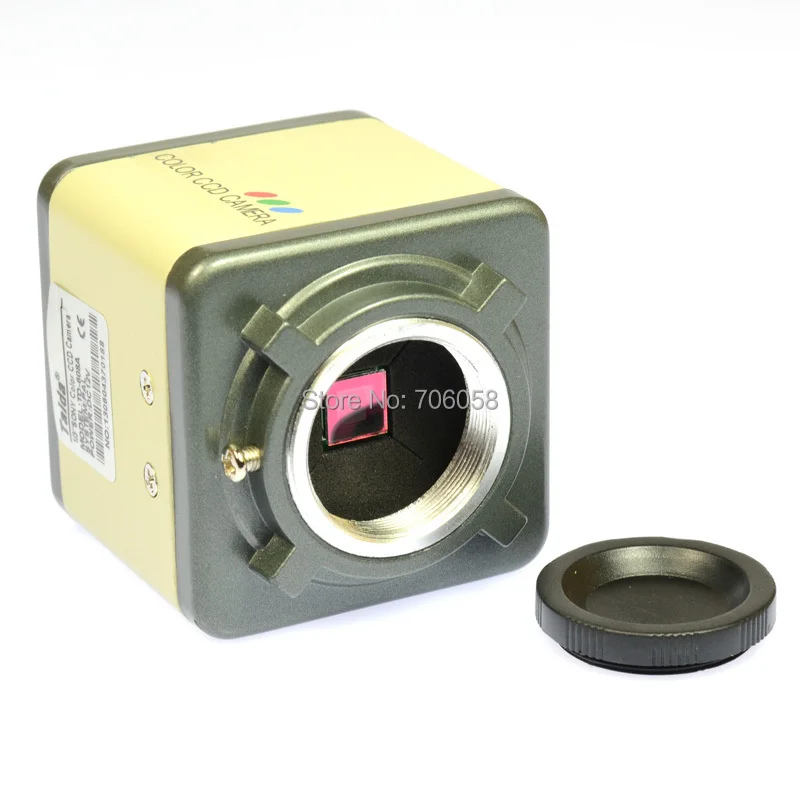 

800TVL 1/3" CCD Digital Industry Microscope Camera Set CS & C-Mount Lens Support BNC Color Video Output F SMD BGA PCB Soldering