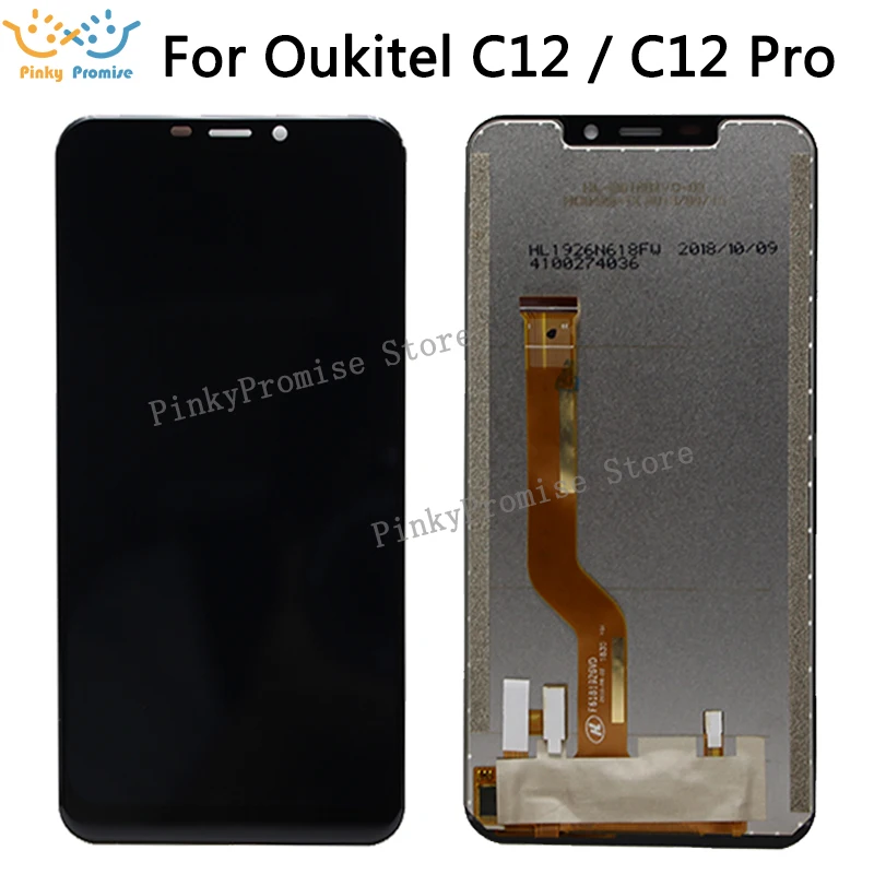 Для Oukitel C12 Pro ЖК-дисплей и сенсорный экран Замена для LCD с инструментами 6 18&quot |