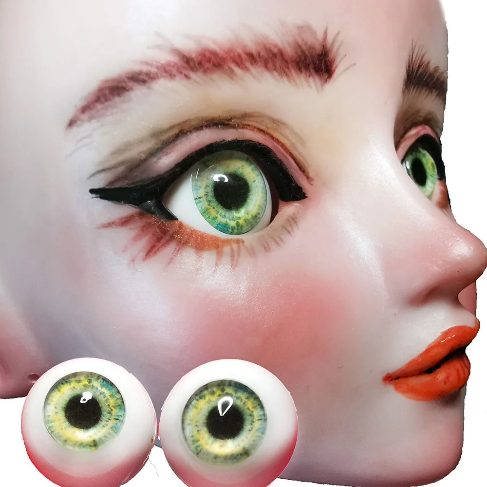 Очки для глаз bjd 14 мм серые желтые Gear глаза 1/4/1/3 1/6/1/8 BJD/SD MSD 12 пластиковые