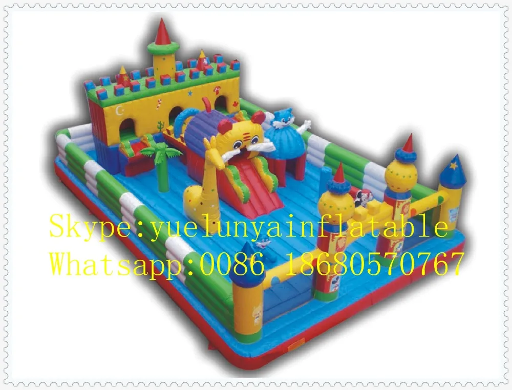 

Factory direct Inflatable slide,Inflatable castle,Inflatable Entertainment City KYB-35