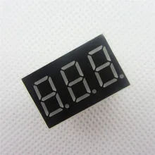 Большая распродажа! 5 шт. 3bit 3 Бит общий анод цифровая трубка 0,3" 0,36 дюймов красный светодиодный-значный 7-сегментный