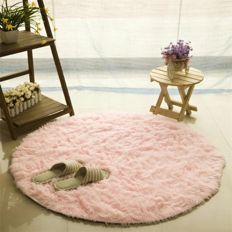2018 New Soft Bath Bedroom Bathroom Floor Shower Round Mat Rug Non-slip Non-toxic Resistant  Safe durable mats hot sale C0307   35