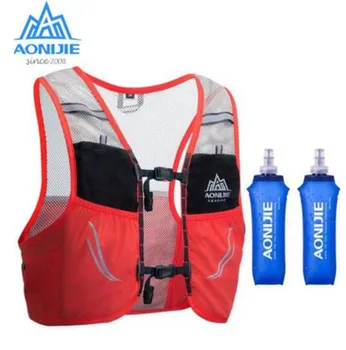 

AONIJIE Lightweight Breathable 2.5L Backpack Running Vest Bag Cycling Marathon Portable Ultralight Hiking 500ML Soft Flask