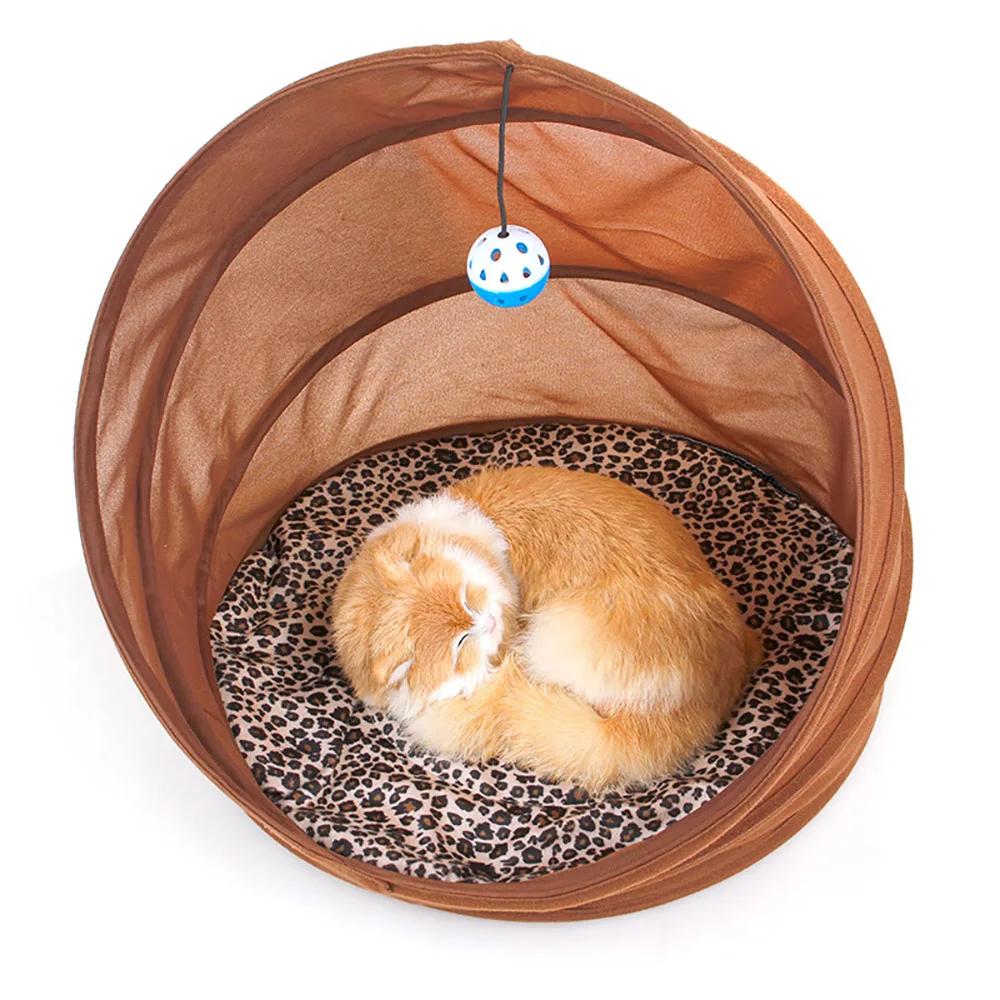 Multifunctional Cat Safe Tunnel Toys for Cat Beds Solving Boredom