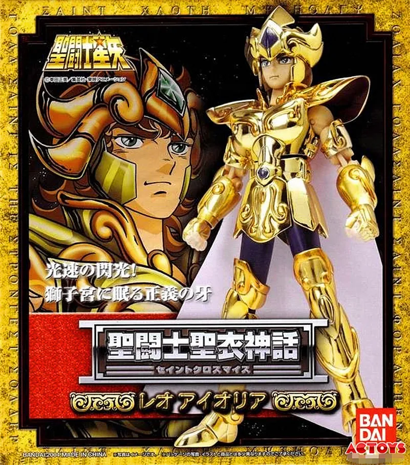 

Free shipping Bandai Saint Seiya Cloth Myth Gold Saint Leo Aiolia Aioria