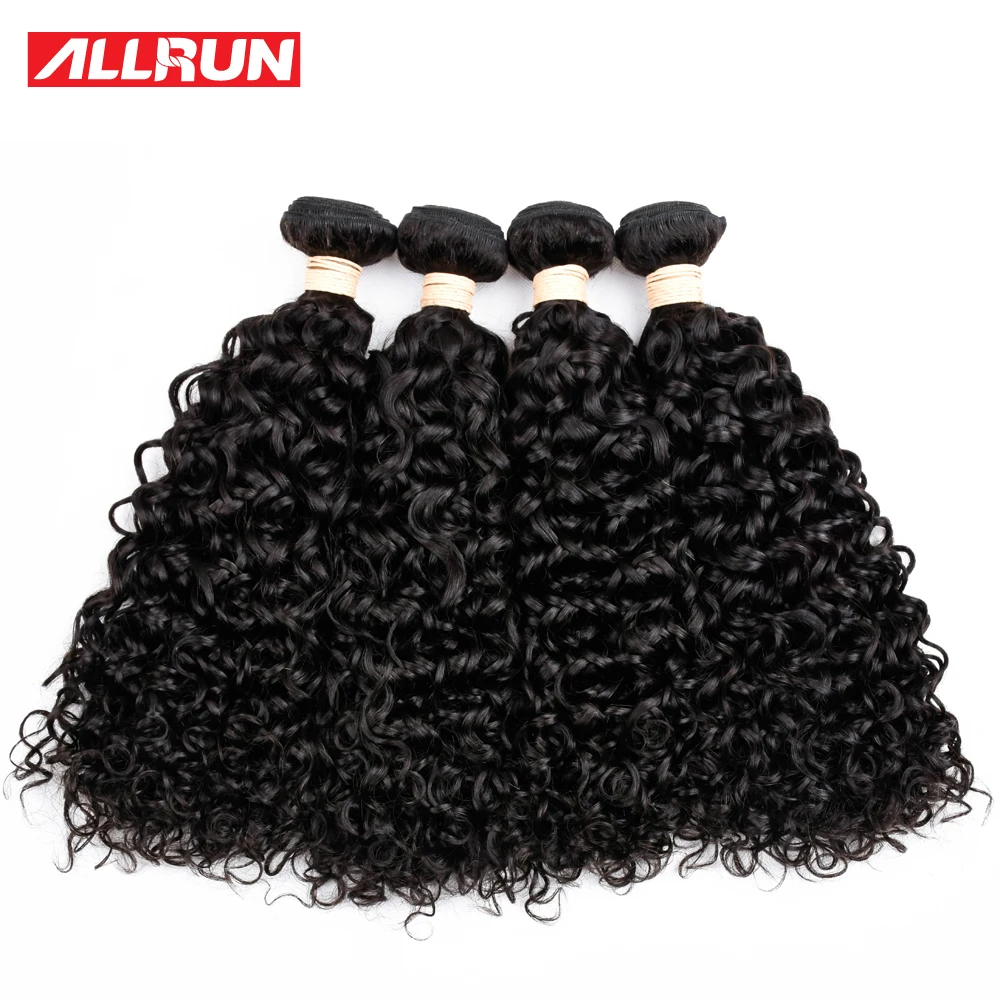 Low Cost Allrun 4 Bundles Water Wave Malaysian 100 Human Hair