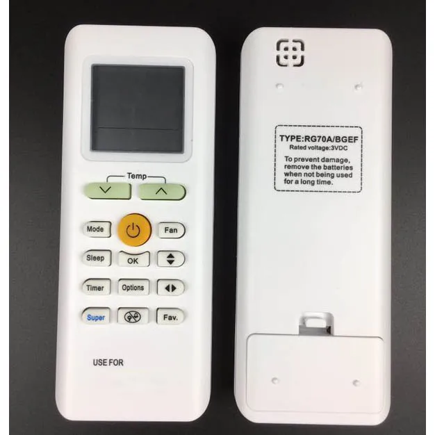 Новый пульт дистанционного управления для кондиционера RG70A/BGEF Midea RG70E/BGEF RG70C/BGEF